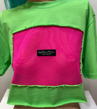 Load image into Gallery viewer, NEON WINDOW CROP TOP - SIZE M