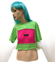 Load image into Gallery viewer, NEON WINDOW CROP TOP - SIZE M